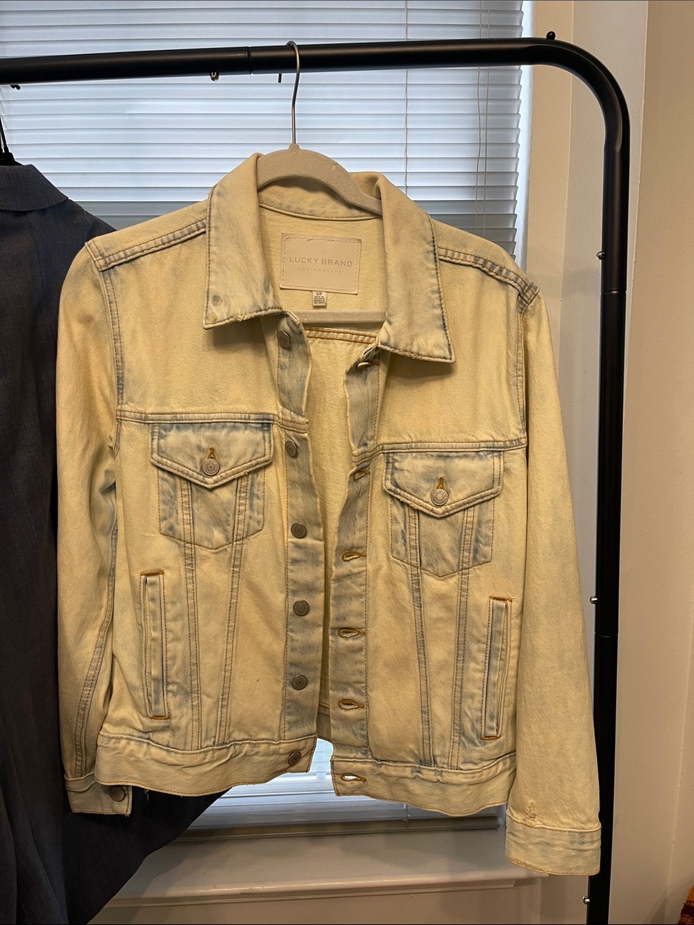 Lucky Brand Light Beige Denim Jacket